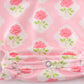 Pink Floral Bunny Applique Bubble