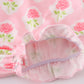 Pink Floral Bunny Applique Bubble