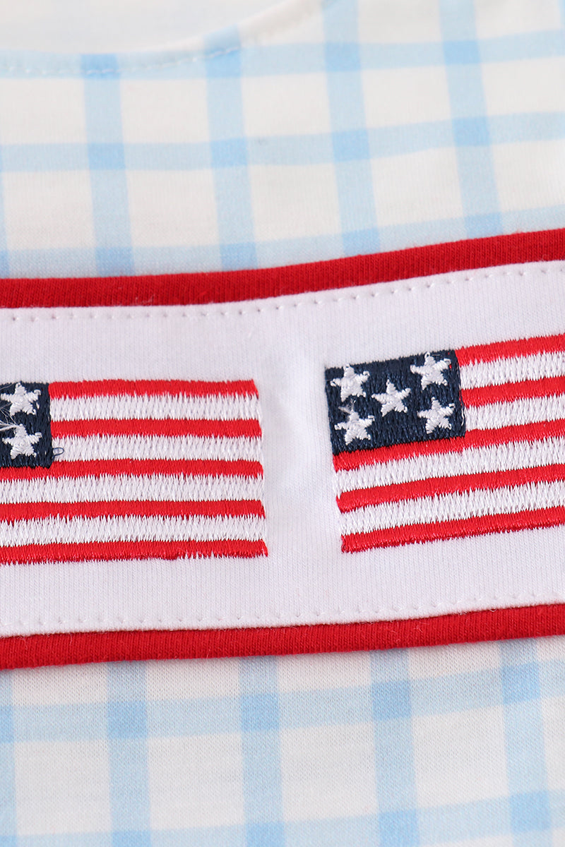 Blue Flag Embroidery Jonjon