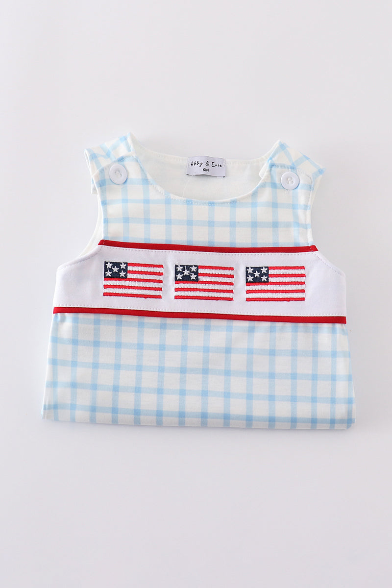 Blue Flag Embroidery Jonjon
