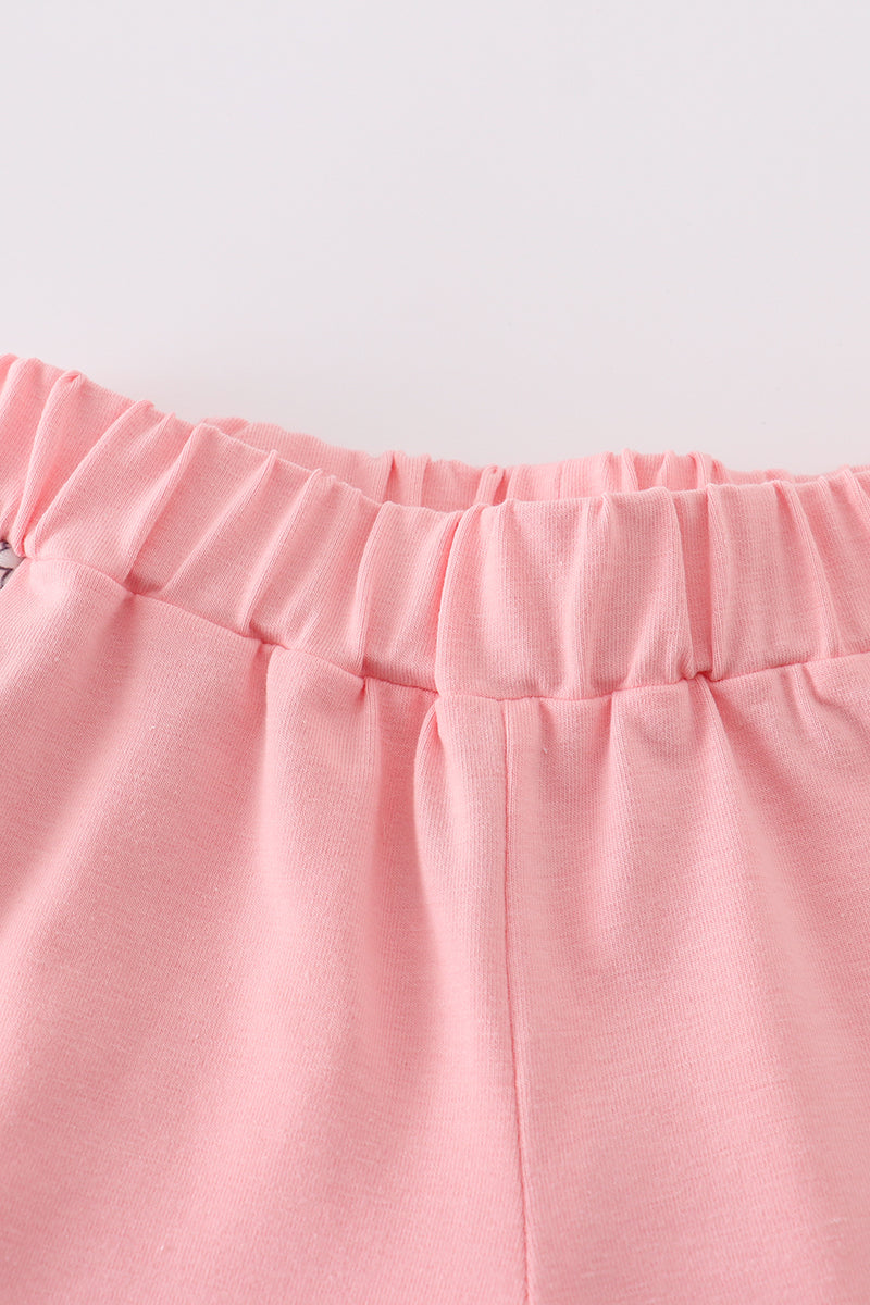 Pink Floral Print Set