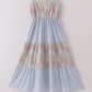 Pastel Wildflowers Print Mom&Me Tiered Dress