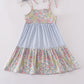 Pastel Wildflowers Print Mom&Me Tiered Dress
