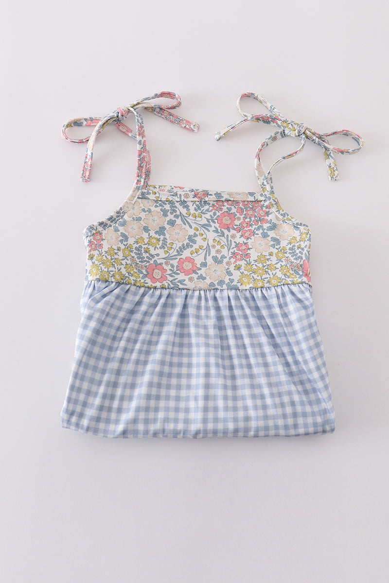 Pastel Wildflowers Print Mom&Me Tiered Dress