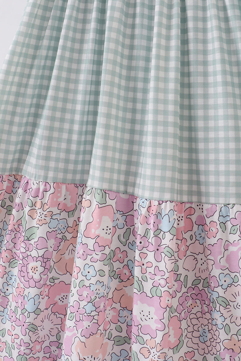 Garden Gingham Mom & Me Tiered Dress