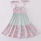 Garden Gingham Mom & Me Tiered Dress