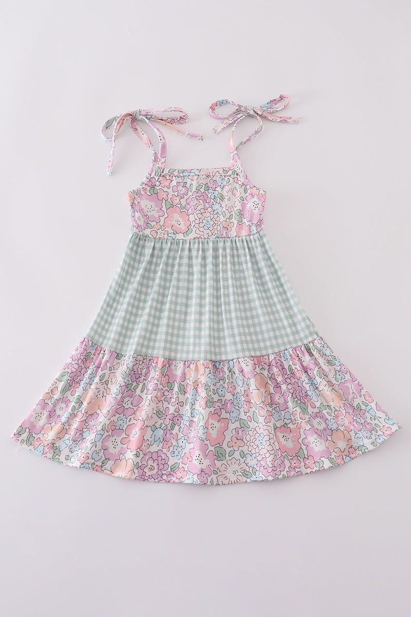 Garden Gingham Mom & Me Tiered Dress