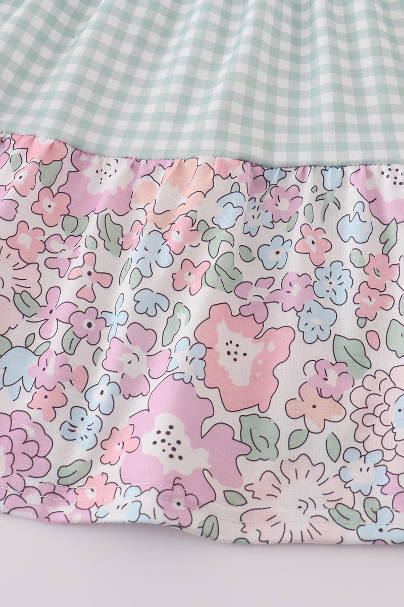 Garden Gingham Mom & Me Tiered Dress