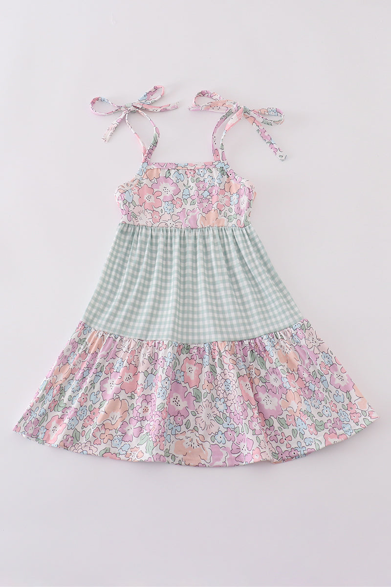 Garden Gingham Mom & Me Tiered Dress