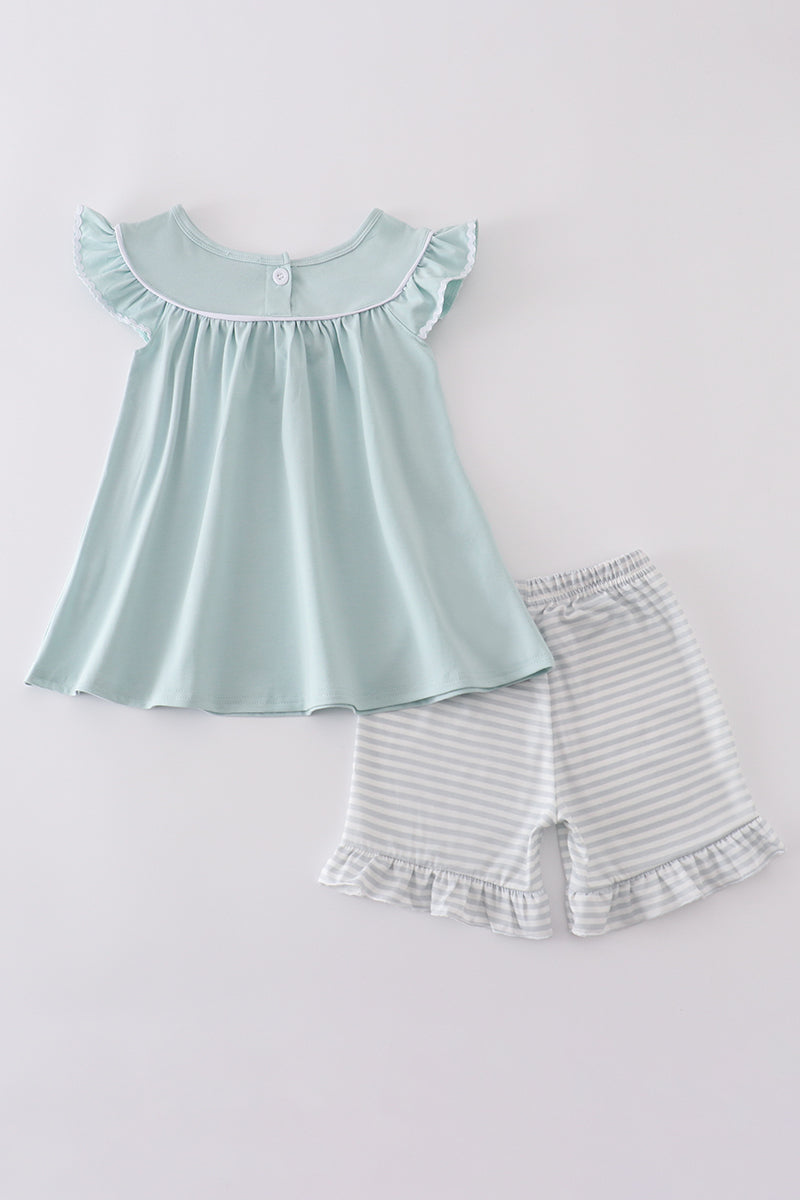 Blue Cross Embroidery Set