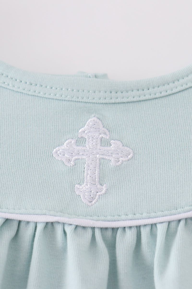 Blue Cross Embroidery Set