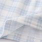 Blue Plaid He Is Risen Embroidery Dress