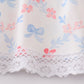 Blue Bow Lattice Print Set