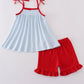 Gingham Star Embroidery Set