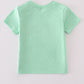 Green Seersucker Sailboat Embroidery Top