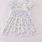 Blue Seashell Bow Mom & Me Dress