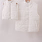 White Mom&Me Puffer Vest