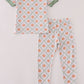 Green Pumpkin Bamboo Pajamas Set