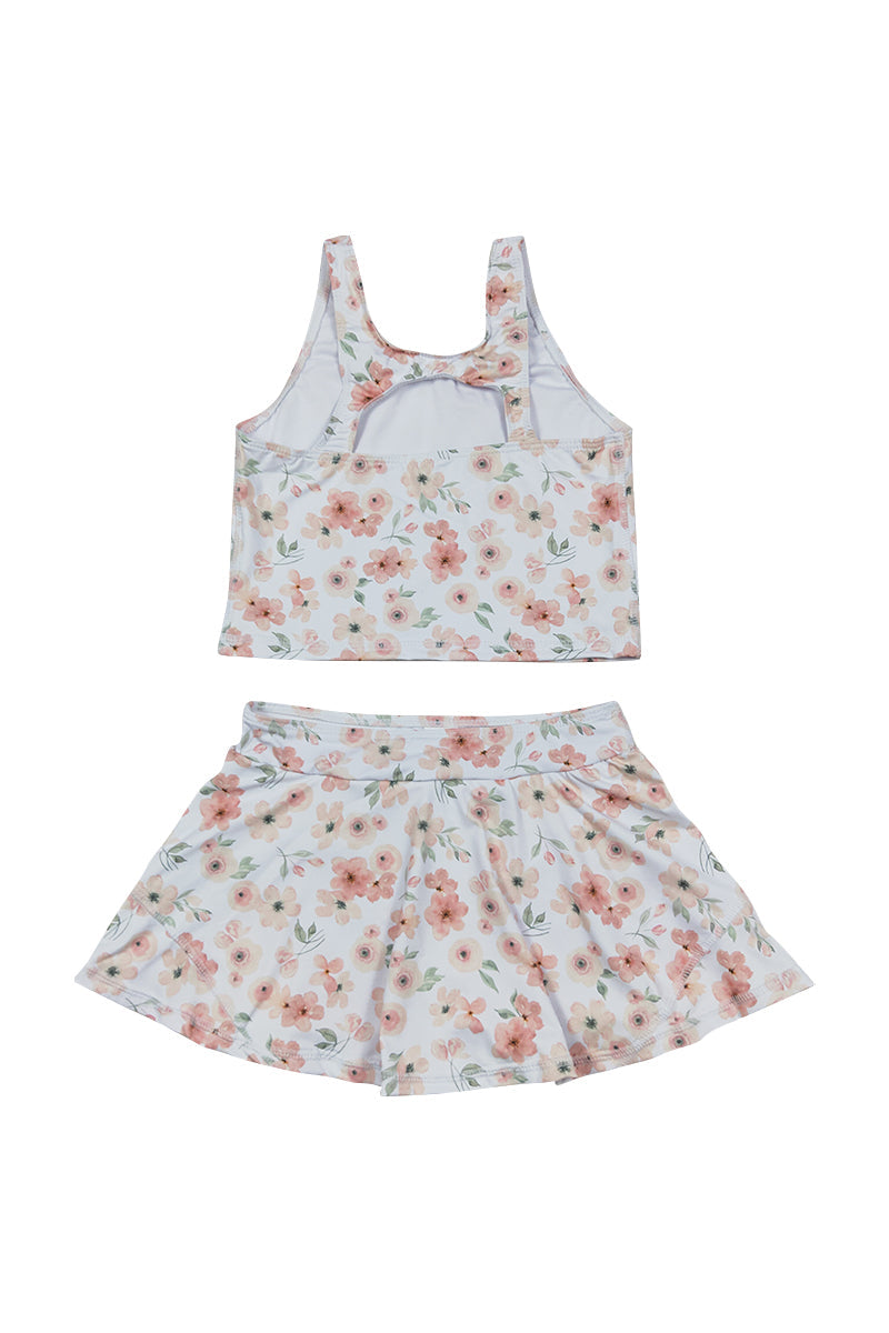 Petal Whisper Print Girl 2Pc Swimsuit