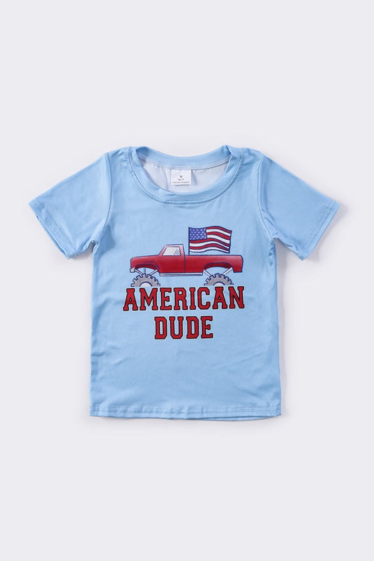 Patriotic Truck Flag Top
