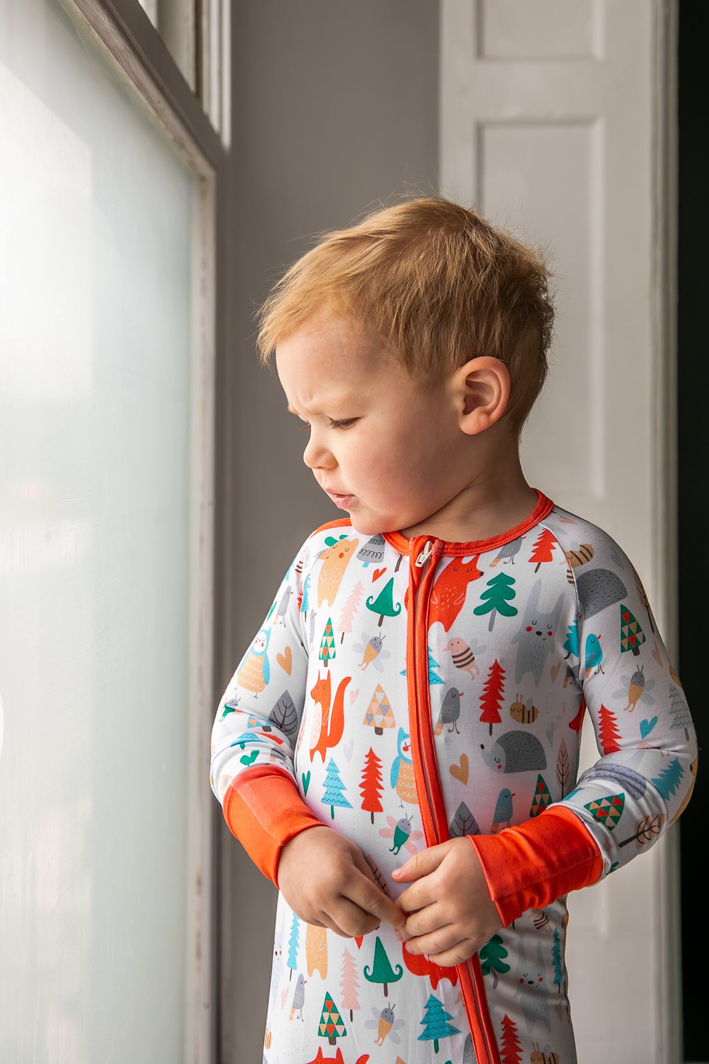 Forest Friends Bamboo Convertible Romper