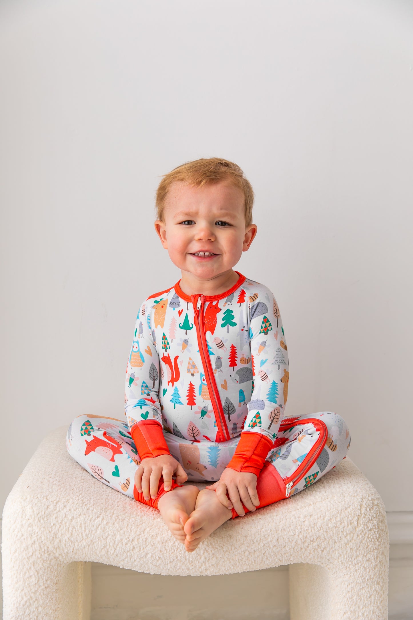 Forest Friends Bamboo Convertible Romper