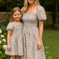 Garden Bloom Smocked Mom & Me Dress