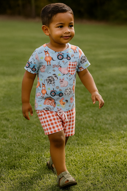 Farm Animal Boy Set