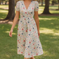 Green Garden Rose Mom Dress