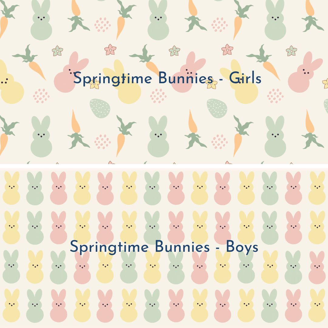 Springtime Bunnies 2-Pc Set