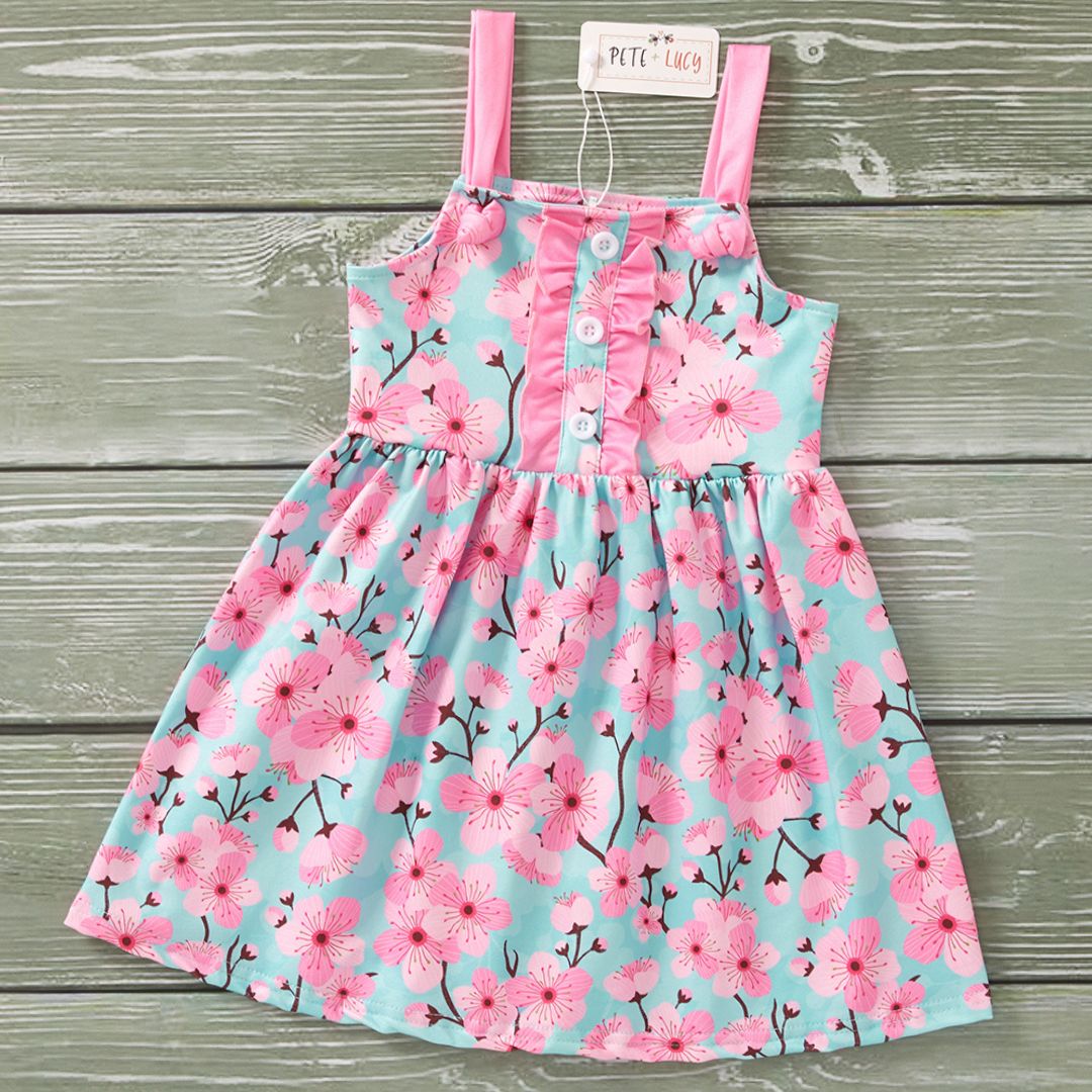 Blossoming Cherries Girl Dress