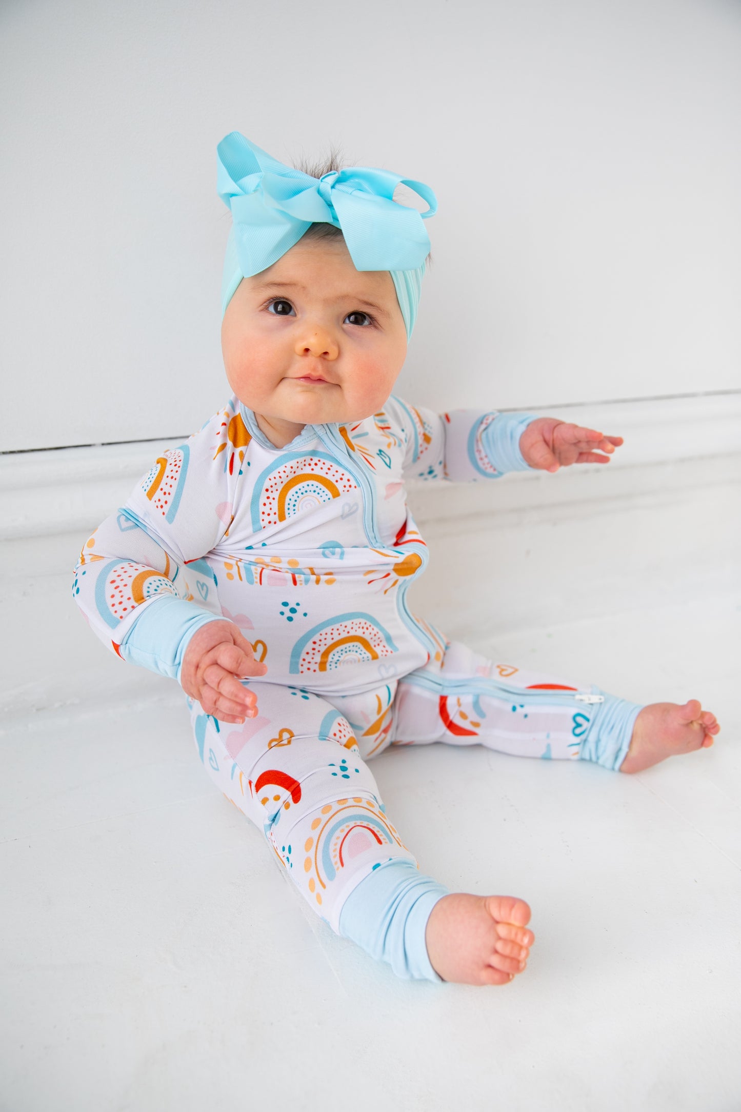 Over the Rainbow Bamboo Convertible Romper