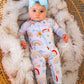 Over the Rainbow Bamboo Convertible Romper