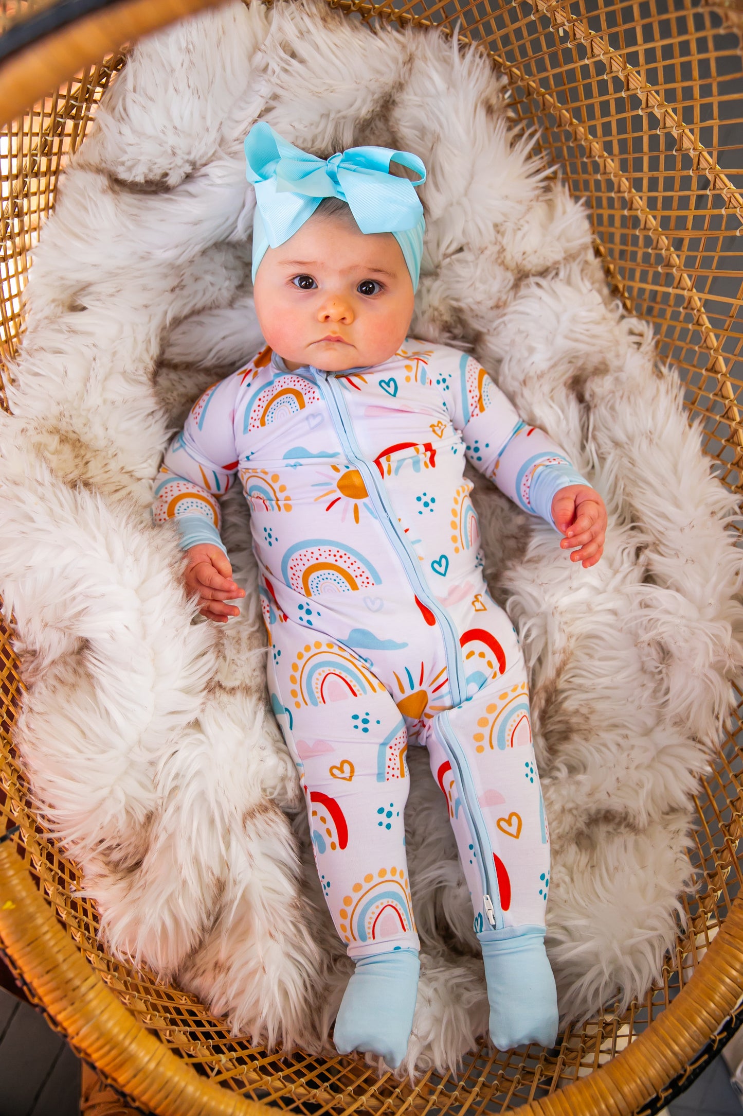 Over the Rainbow Bamboo Convertible Romper