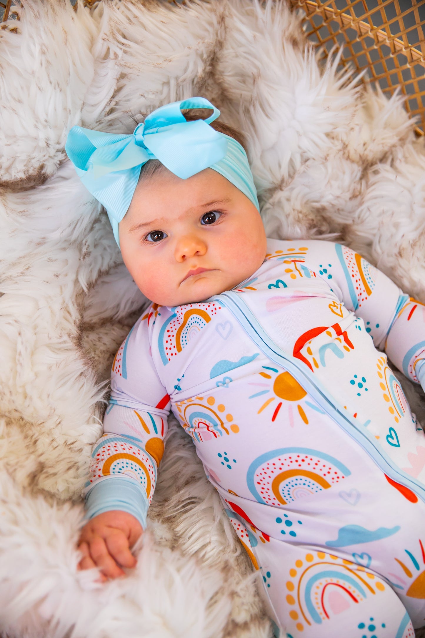 Over the Rainbow Bamboo Convertible Romper