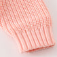 Pink Hand-Embroidery Ghost Pullover Sweater