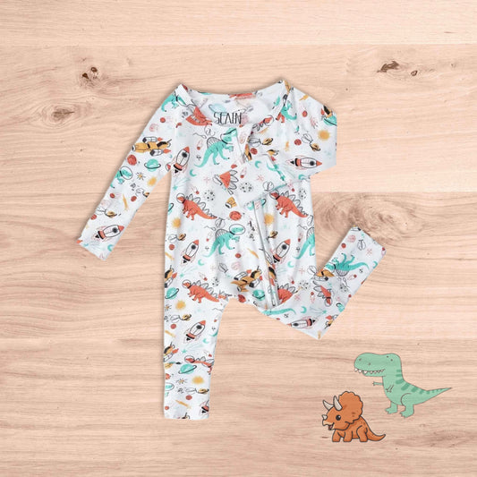 Zippy Bamboo Romper - DinoMite