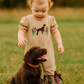 Camouflage Hound Embroidery Ruffle Bubble