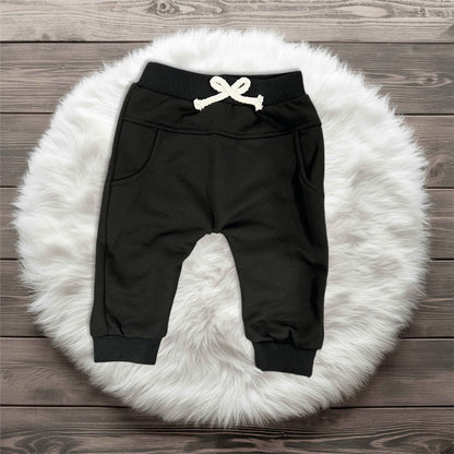 Little Explorer Pocket Pants-Black