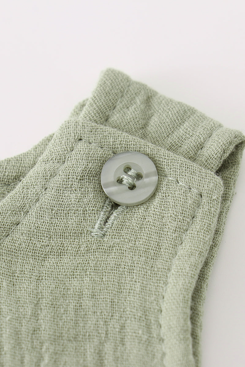 Premium Sage Muslin Boy Bubble