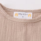 Premium Beige Muslin Boy Shorts Set