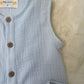 Premium Sky Muslin Boy Shorts Set