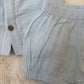 Premium Sky Muslin Boy Shorts Set