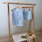 Premium Sky Muslin Boy Shorts Set