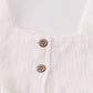 Premium White Muslin Ruffle Baby Set