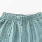 Premium Gray Muslin Boy Shorts Set