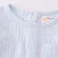 Premium Sky Muslin Boy Shorts Set