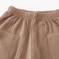 Premium Caramel muslin boy set