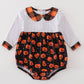 Premium Orange Halloween Pumpkin Girl Bubble