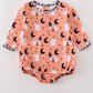 Premium Orange Halloween Ghost Baby Bubble